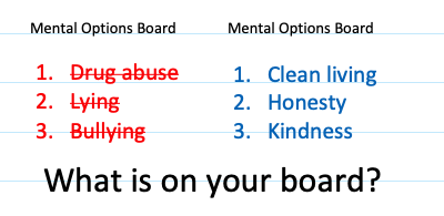 Mental Options Board Part 1